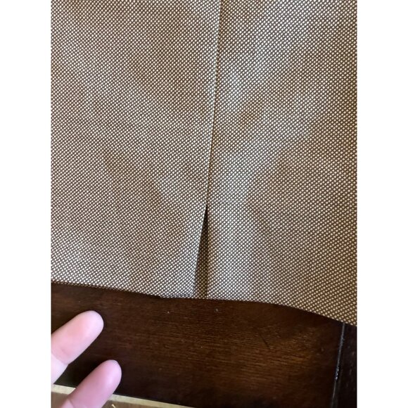 Escada Vintage Light Brown Knee Length Pencil Skirt New Wool Euro 44 US Large - Picture 4 of 9